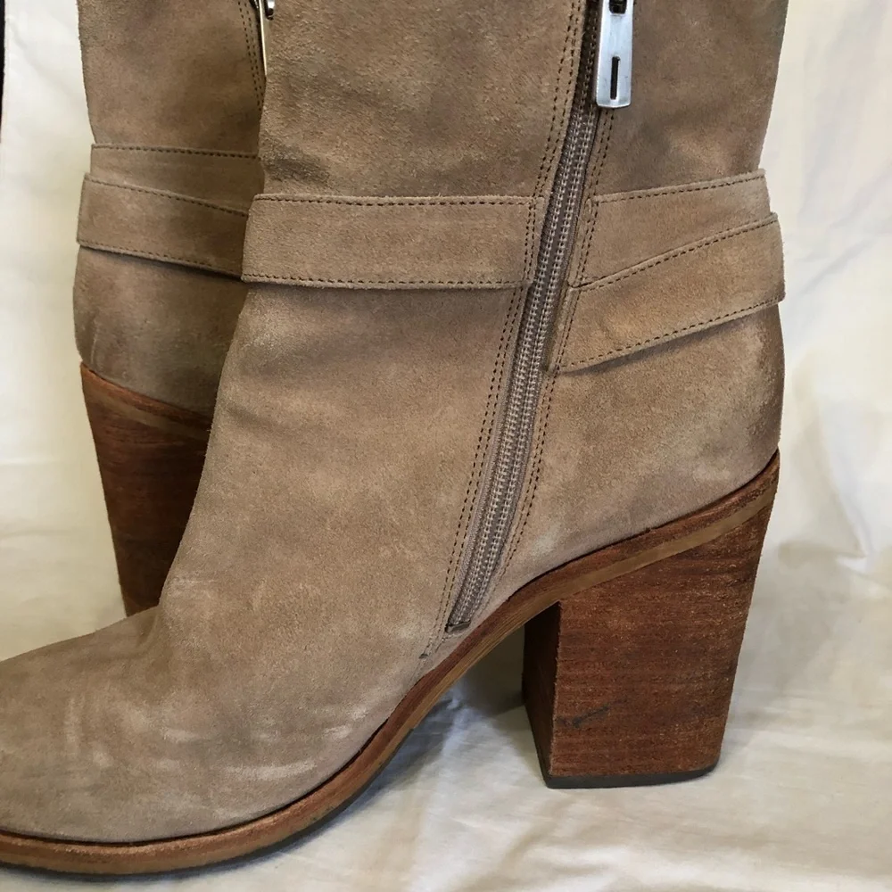 Women's Sam Edelman Tan Ankle Boot Size 8M - Picture 2 of 5
